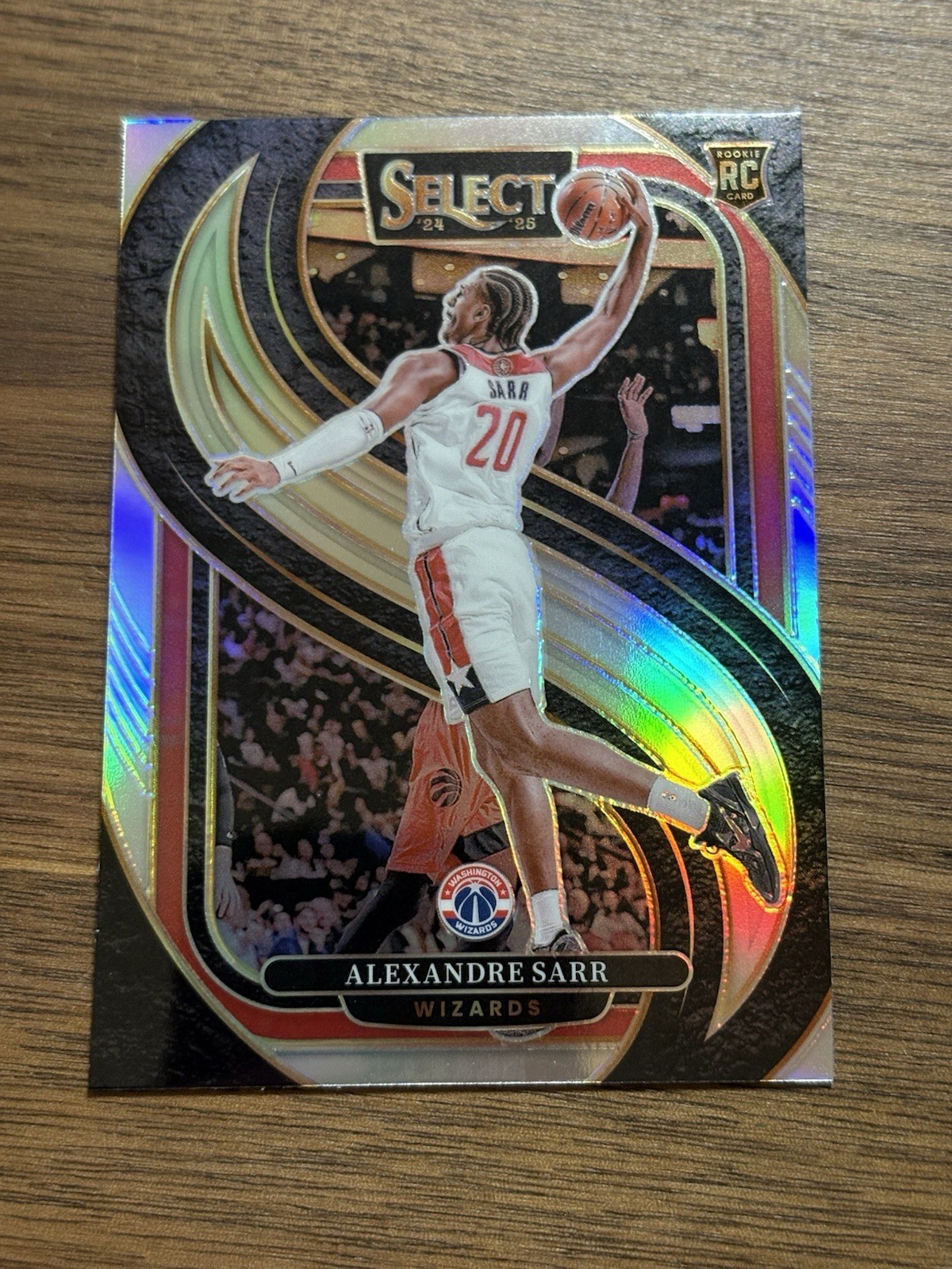2024-25 Panini Select RC Alexandre Sarr Premier Silver Prizm Wizards MB