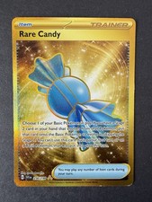 Rare Candy 256/198 Pokemon Scarlet & Violet Base Set Gold Hyper Rare Holo LP on eBay