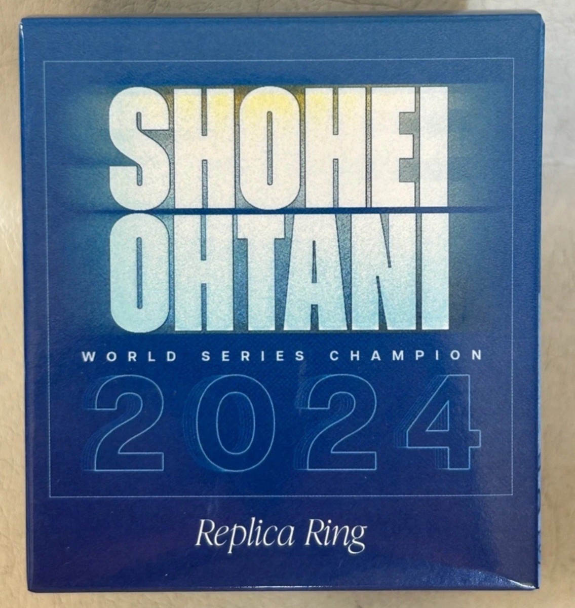 Los Angeles Dodgers Shohei Ohtani 2024 World Series Ring Replica