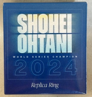 Los Angeles Dodgers Shohei Ohtani 2024 World Series Ring Replica