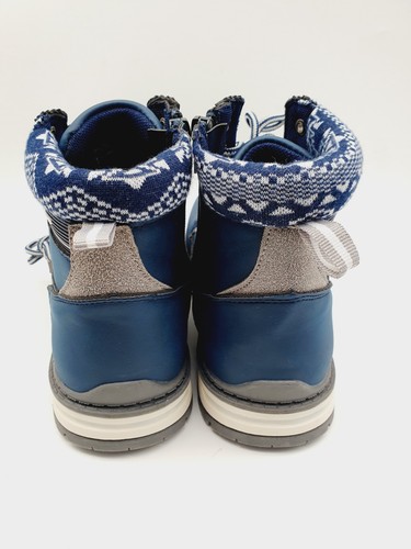 kinder stiefel jungen Schuhe Gr.38 blau Neu Young Spirit mit Reißverschluss DHL - Bild 4 von 7