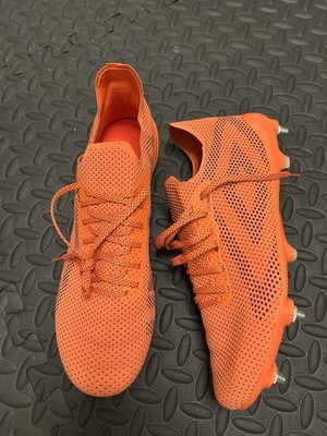 Umbro Velocita Matrix Pro SG Orange Football Cleats US Size 11.5