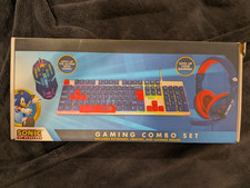 Sonic The Hedgehog Gaming Combo Set: Keyboard, Headset, Mouse NIB