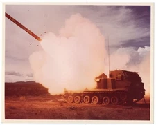 1979 MLRS GSRS Rocket Launch at Snake SOTIM L-522 White Sands Vought News Photo