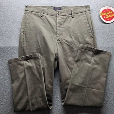 Dockers Signature Chino Khaki Men Size 31 x 30 Flat Front Office Casual Pants