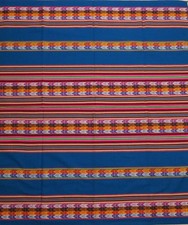 Peru Tischdecke dunkelblau Anden Indio Inka Tragetuch Manta 110x120cm Cusco 2026
