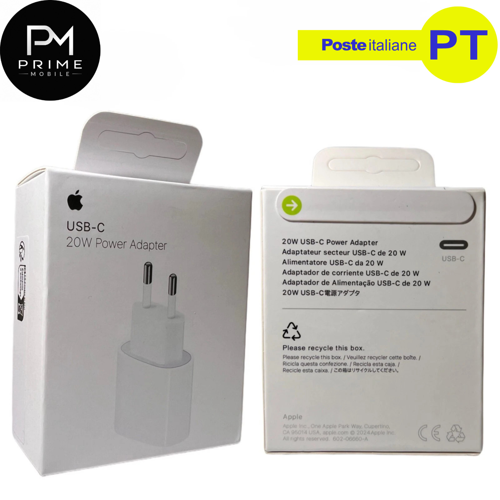 Alimentatore Originale Apple 20W USB-C