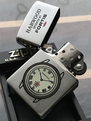 Super Rare 1992 Fortis x Harwood Zippo Lighter Discontinued Model New