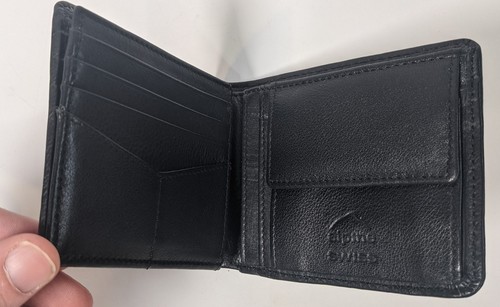 Alpine Swiss RFID Mens Wallet Deluxe Capacity Hybrid Bifold Flipout ID Window - Picture 5 of 7