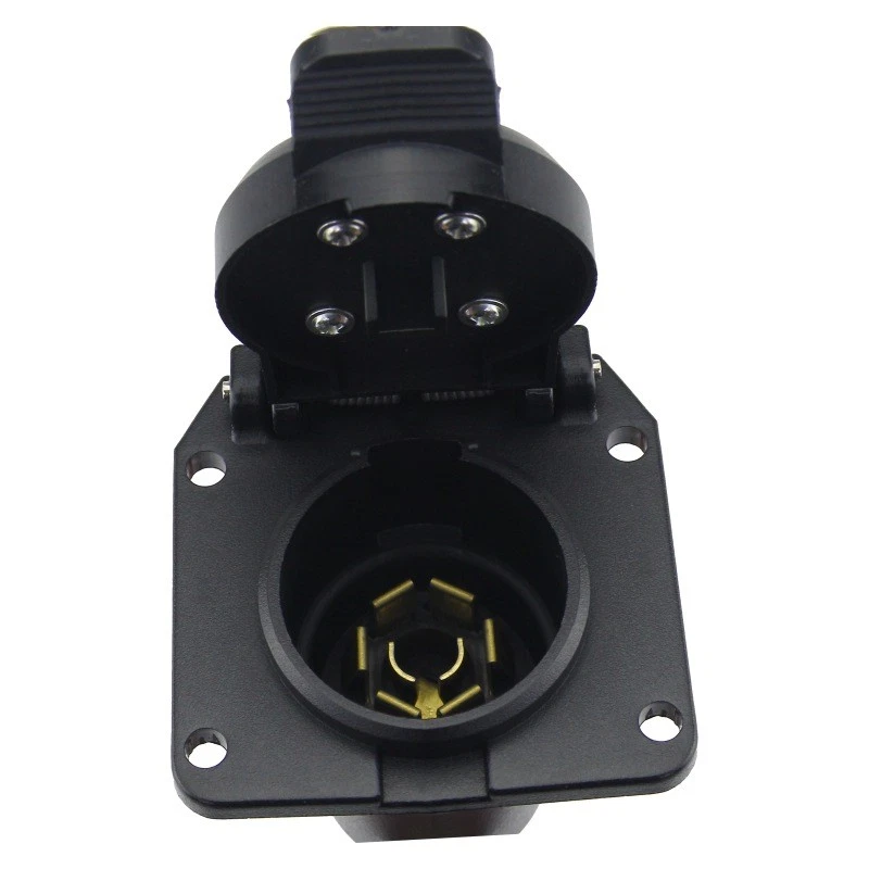 Enchufe conector arnés enganche de remolque de 7 pines para conector de remolque RV, barco  Foto 4 de 4