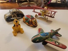 Vintage Toy Collection Made In Japan 5 Pieces