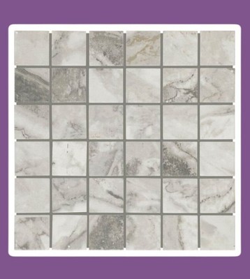 3 Sheets DalTile Glacier Gray Matte 12x12 Ceramic Stone Tile Sheets 1 Sq. Ft. Ea