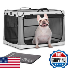 Petsfit Portable Dog Crate For Small Dogs 24 Soft Dog Travel Crates Lockable