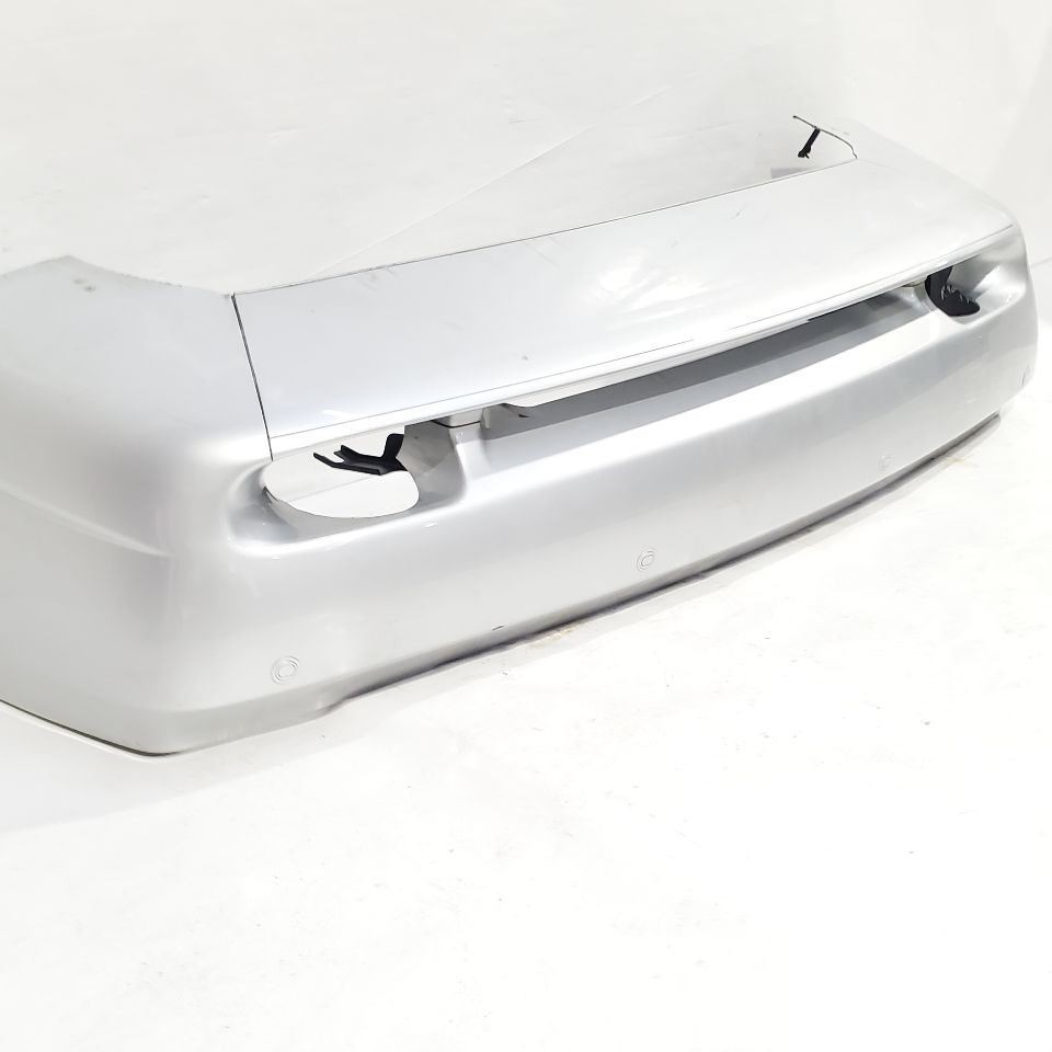 2003 Maserati Spyder Cambiocorsa OEM Complete Rear Bumper Silver With Sensors 