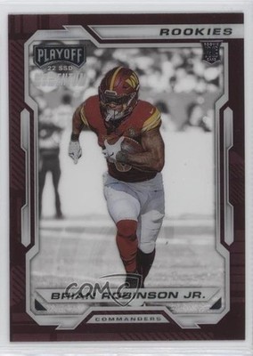 2022 Panini Chronicles Playoff Momentum Rookies Brian Robinson Jr #PMR-25 RC 7l6