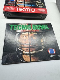 Nintendo NES Tecmo Bowl Complete CIB (Cleaned, Tested & Working) Clean Copy