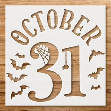 Halloween Pumpkin Faces DIY Crafts Stencil for Festive Decorations - StencilAir