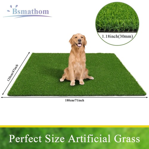 Artificial Grass Rug Indoor Outdoor Rug, 4x6Ft Artificial Grass Area Rug for ... - Picture 5 of 8