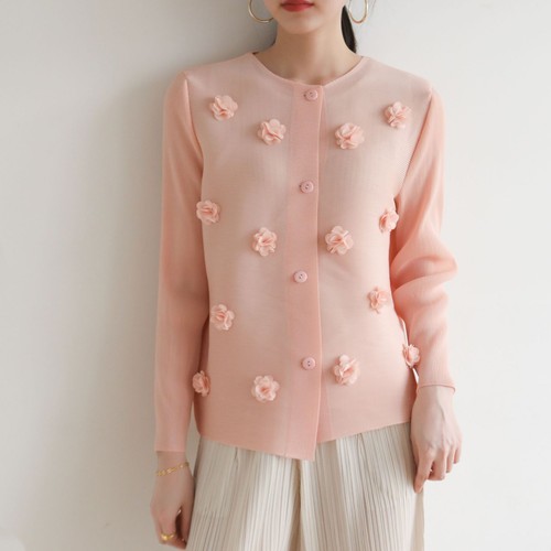 Autumn Womens Solid Color Loose Sunscreen Shirt Round Neck Thin Cardigan Jackets - Bild 26 von 33