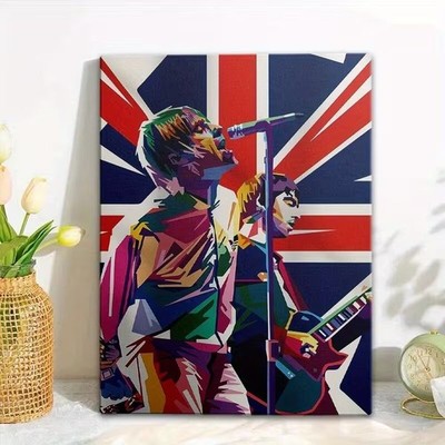 Leinwanddruck  England Liam Musik Britpop Rock Wanddekoration Wandkunst Poster