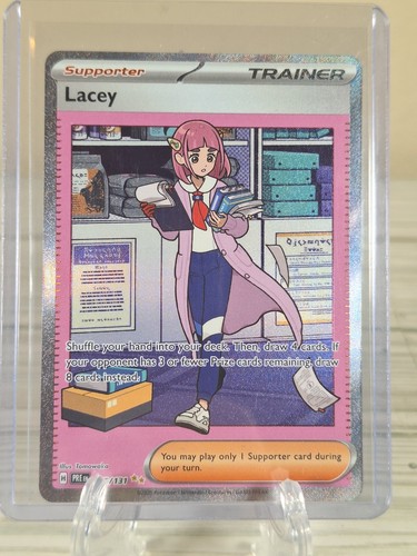 Pokemon TCG Lacey 175/131 SV Prismatic Evolutions Holo Mint Lacey Trainer - Bild 1 von 6