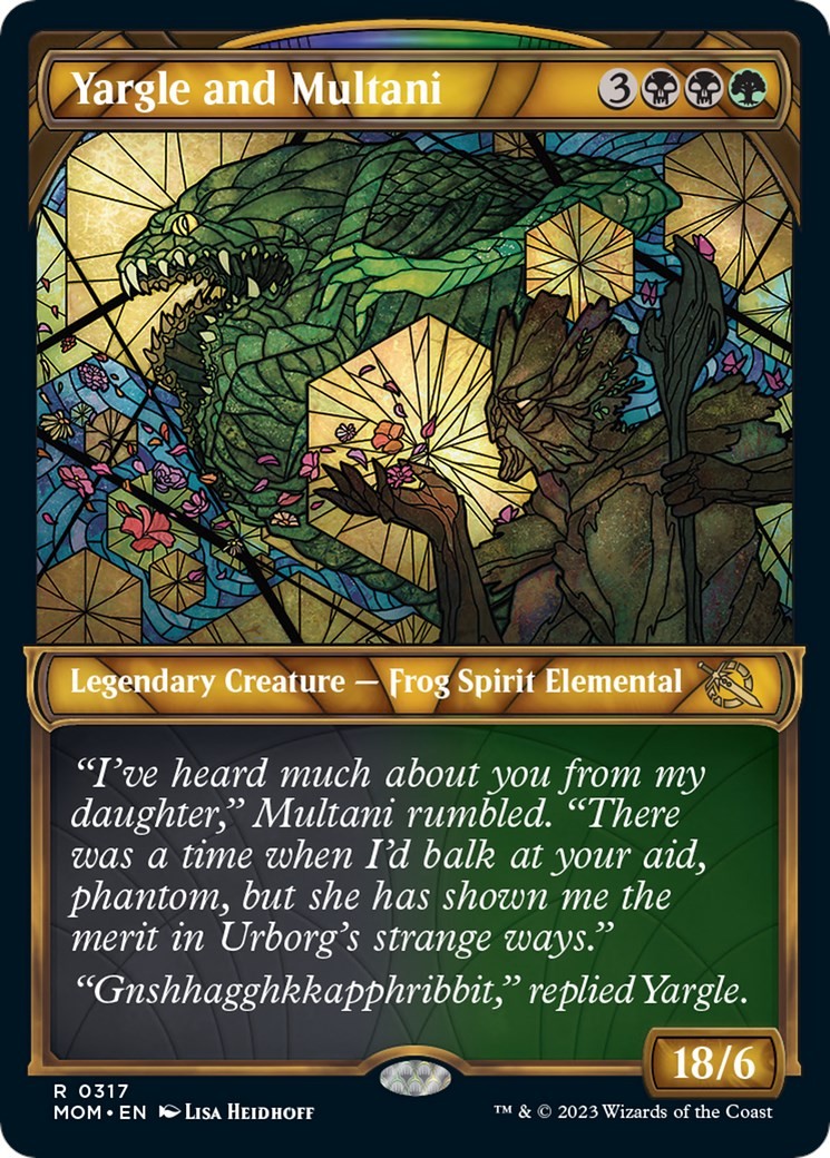 Yargle and Multani (Showcase) March of the Machine 317 NM