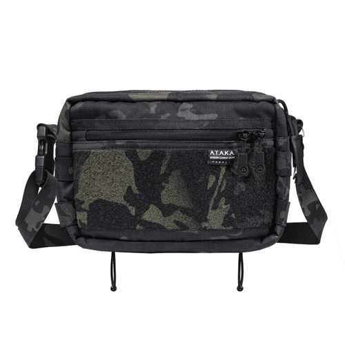 M3 Multicam Black Tactical Shoulder Bag "SOF" - Modular EDC Chest Rig Pouch - Bild 4 von 5