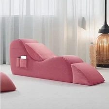 Curved Sofa Sex Chair Yoga Recliner Yoga Sofa Yoga Chair Chaise Lounge Divan Bed