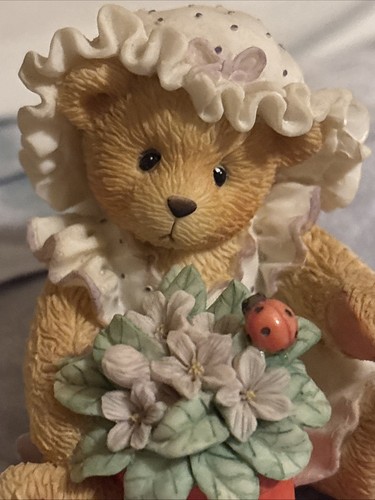 Cherished Teddies Lot 6 Flower/Floral Theme Violet, Rose, Lily, Dahlia, BrownEye - Picture 11 of 24