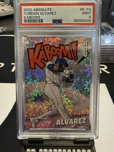 2022 Panini Absolute Kaboom Yordan Alvarez #7 PSA 9 CASE HIT SSP