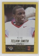 2014 Panini Hot Rookies Rookie Gold Zone 41/50 Telvin Smith #427 0c6