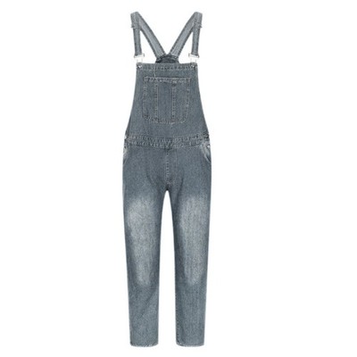 Freizeit Herren Denim-Trägerhose | Latzhose Jeans-Stil, Bequeme Dungarees