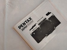 PENTAX SUPER PROGRAM CAMERA INSTRUCTION MANUAL GUIDE BOOK / USER'S INSTRUCTIONS