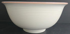 VINTAGE 9 1/4" DANSK TAPESTRIES RED RIM SERVING BOWL JACK LENOR LARSEN — photo 3