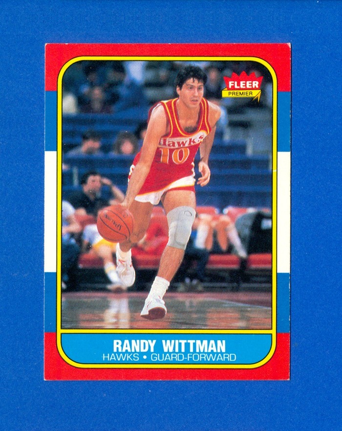 1986/1987 Fleer Basketball #127 Randy Wittman '86 RC Rookie Card EX/MT Condition