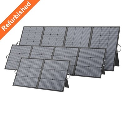 MHPOWOS Portable Foldable Solar Panel 110W 220W 400W for Outdoor RV Refurbished
