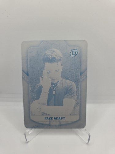2022 TRU CREATOR FAZE ADAPT 1/1 BLACK PRINTING PLATE ONE OF ONE ! SERIES 2