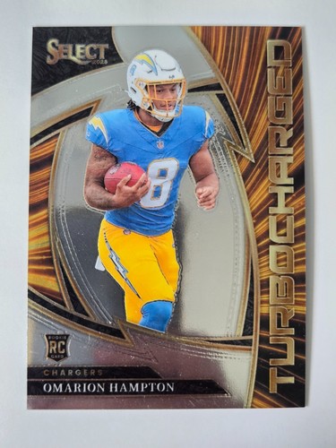 2025 Panini Select - Turbocharged Omarion Hampton #25 (RC)