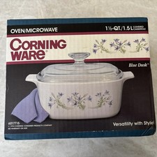 Corning Ware Blue Dusk 1.5L Covered Casserole with Lid, Sealed in Original Box — listing 5