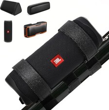 Caudblor Portable Speaker Mount for Bike/Golf Cart Railing/Boat, Black