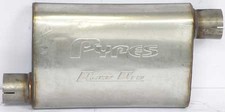 Pypes T409 Stainless Steel 14" Race Pro Muffler with 2-1/2" Offset Inlet - P1029
