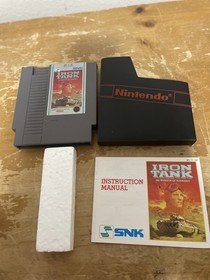 Iron Tank (Nintendo, NES) Complete in Box CIB w/ Manual, Foam