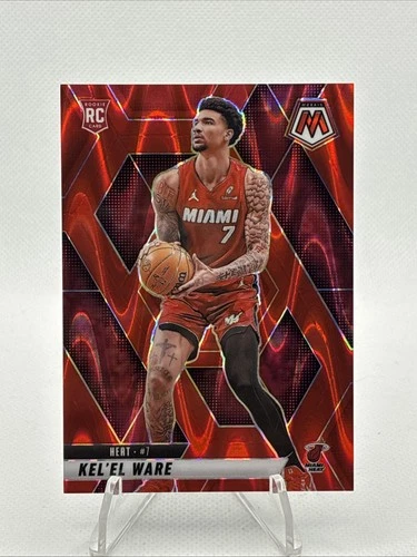 2024-25 Panini Mosaic - Rookies Kel'el Ware #232 Red Mosaic Prizm /299 (RC)