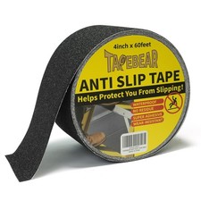 TAPEBEAR Grip Tape Anti Slip Traction Tape 4 Inch x 60Ft, Non Slip Tape