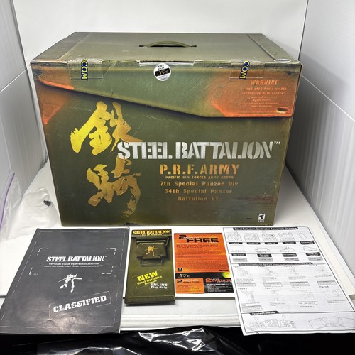 Steel Battalion W/ Controller & Original Box (Microsoft Xbox 2002) Tested Works - Picture 1 of 18