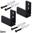 Sliding Barn Door Hardware Wall Mount Bracket Smooth Slide Track Hardware.