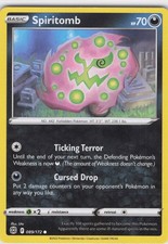 2022 Spiritomb Common SWSH09: Brilliant Stars 089/172 NM Normal LP-NM