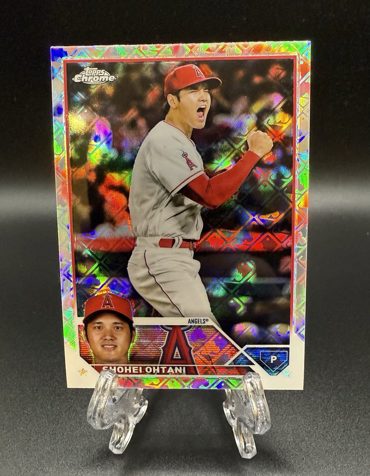 Shohei Ohtani 2023 Topps Chrome Logofractor Edition #17 Base