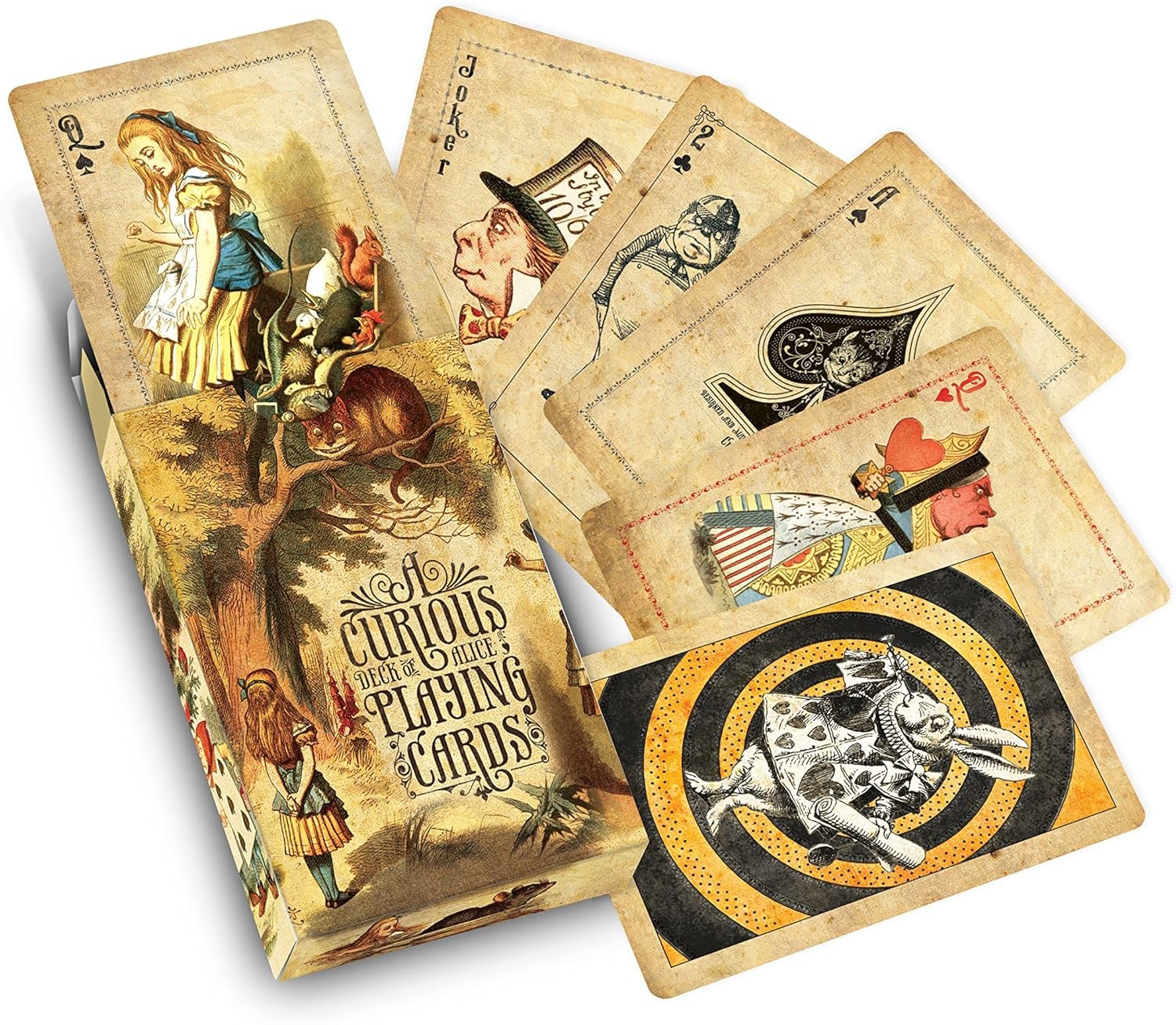 Cultzilla Alice 'Curious' Playing Cards | alice in wonderland
