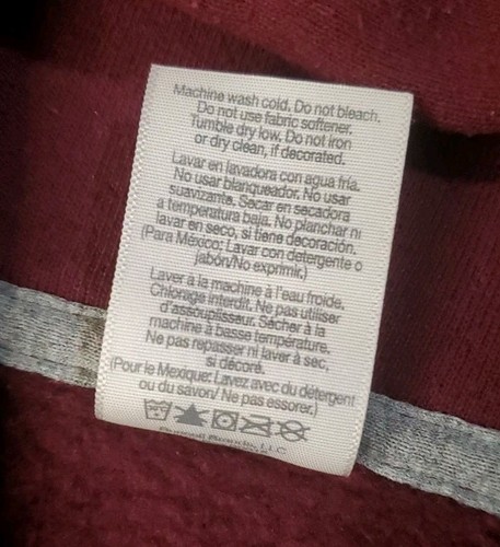 Colgate University Football Russell Hoodie S Maroon - Picture 5 of 12